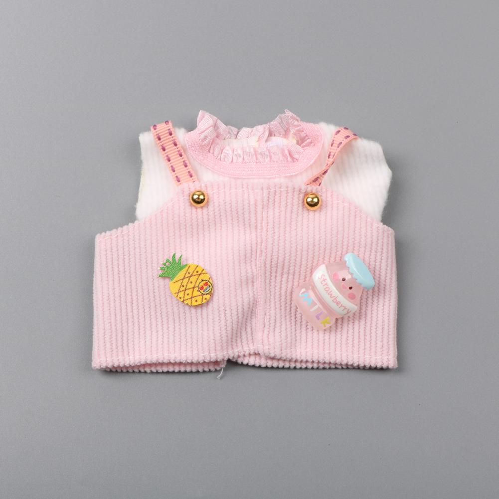 For 17cm Labubu Doll Clothes Fashion Clothes Hoodies Doll Clothes Color Match Hoodies Dolls Accessories Cute Decoration Little Cloths