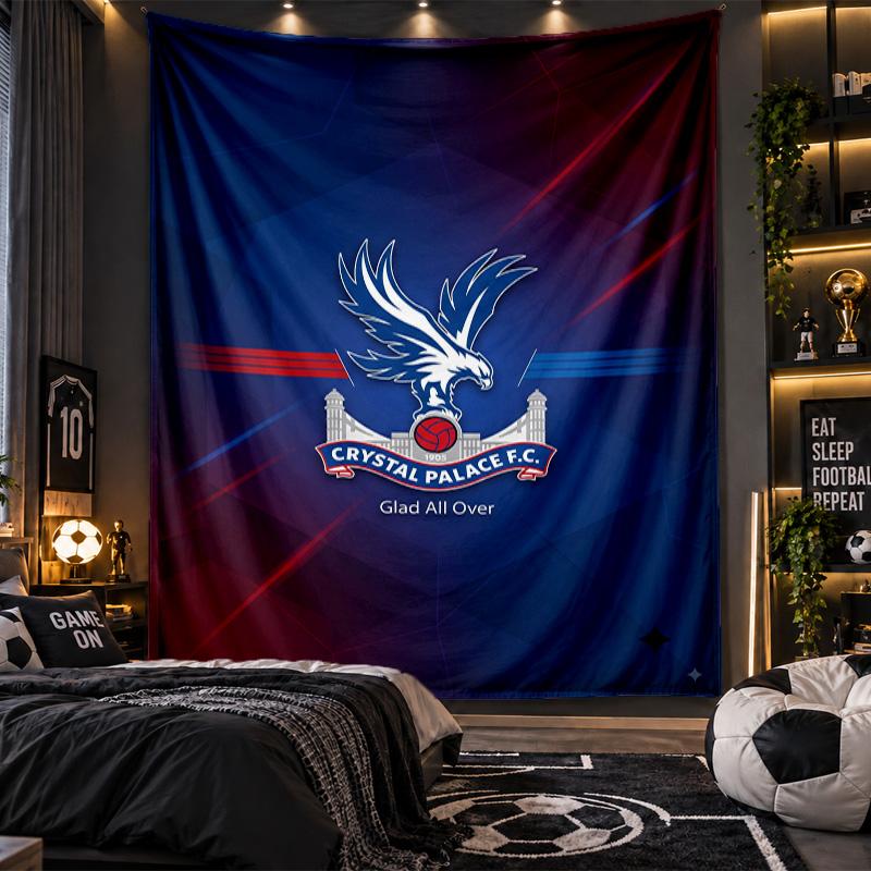 Wall Hanging Tapestry Crystal Palace Print Cloth for Living Room Bedroom Home Decor