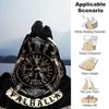 1pc VALHALLA Throw Blanket Soft Flannel, Cozy All Season Polyester Perfect for Home, Office