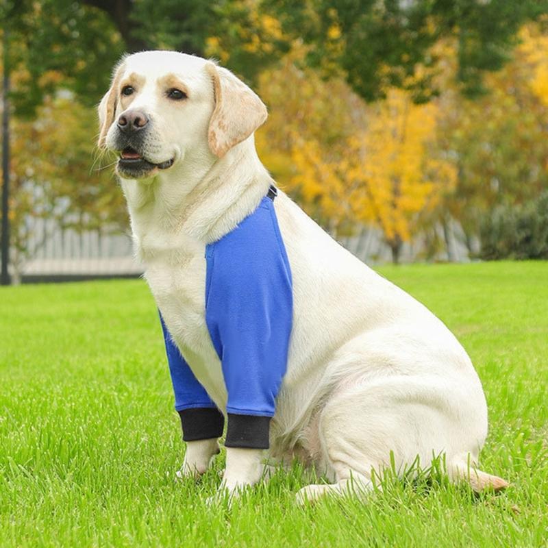 Adjustable Dog Elbow Bracer Pet Knee Brace Protector for Front Leg Pet Recovery Sleeve for Dog Elbow and Leg Support