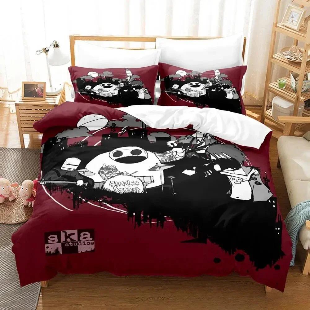 3D Print Charlie Murder Bedding CollectionDuvet Cover Comforter Bed Collection Quilt Cover PillowcaseKing Queen Twin Size Boys Girls Adultse