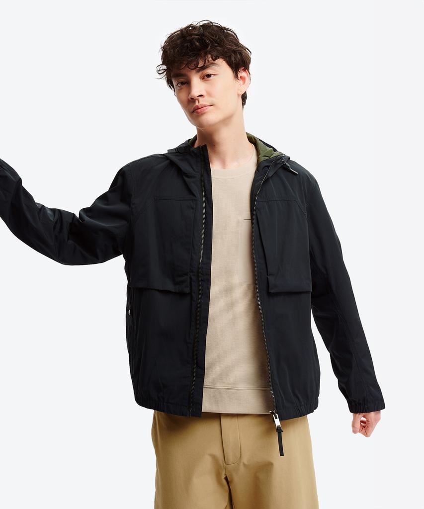 Aigle Men'S Memory Waterproof Lightweight Jacket Aaw25Mout011Noi