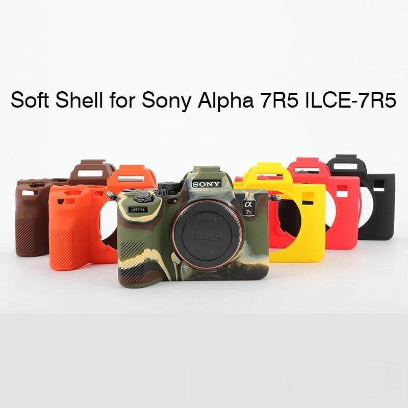 Silicone Case, Body Protective Case, Soft Rubber Shell for Sony Alpha 7R5 Camera (ILCE-7R5)
