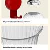 Retro Magnetic Toothbrush Cup Holder Wall Mount with Fast Drying for Clean Bathroom Counter Organization