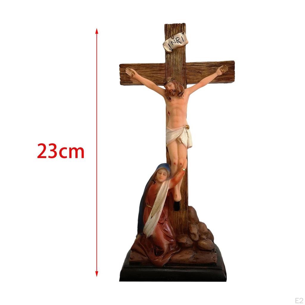 Swan Religious Catholic Sculpture Mother Mary And Couple Figurine Resin Crafts for Bedroom
