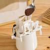 Portable Pour Over Coffee Dripper Stand,PP Coffee Filter Holder, Foldable Coffee Rack for Home Office Travel & Camping