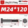Grade 12.9 Reverse Thread Hex Bolt, M6-M24 High-Strength Blackened Hexagon Screw