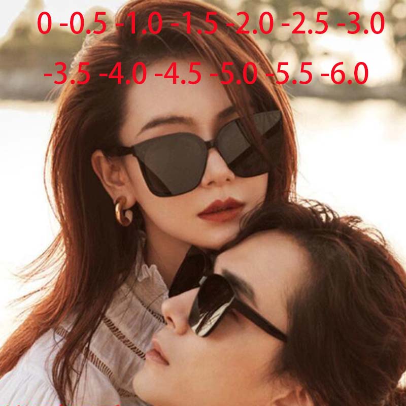 New Finished Myopia Sun Glasses Fashion Gray Lens Sunglasses 0 -0.5 -1 -1.5 -2.0 -2.5 -3.0 -3.5 -4.0 -4.5 -5.0 -6.0