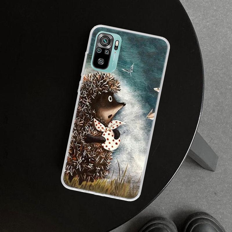 

Hedgehog in the Fog Phone Case Cover for Xiaomi Redmi Note 15 14 13 12 11 Pro Plus 14S 12S 11S 11T 11E 10S 10 Customized Fundas Redmi Note 12 Pro 4G