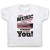 Music Sounds Better With You 90'S Dance Anthem Slogan Kids Childs T-Shirt