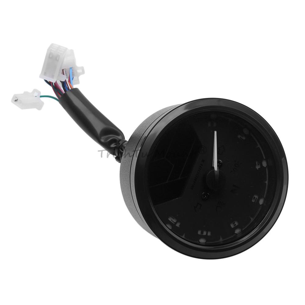 1 Pcs Lcd Digital Motorcycle Speedometer Dc 12V Brand New High Quality Durable Waterproof Anti-Vibration Mechanical Instrument