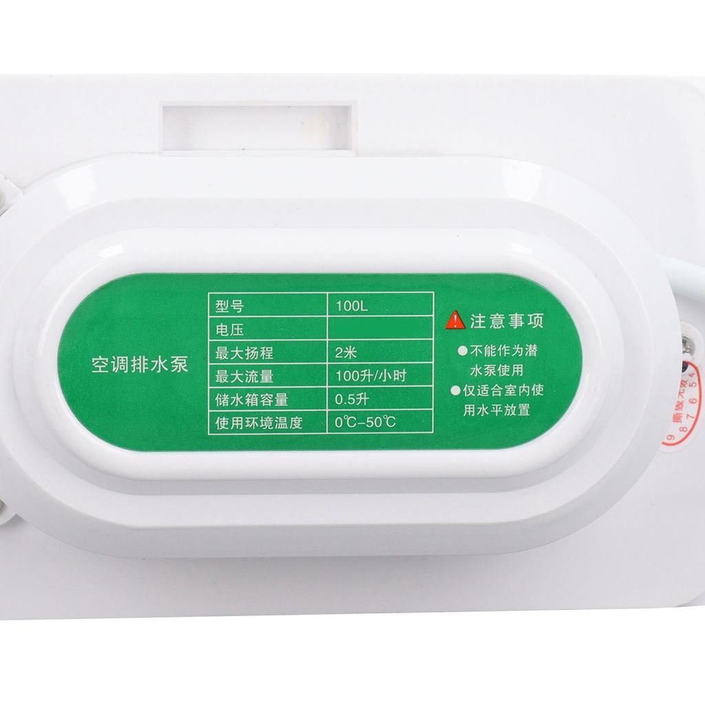 Pompa di condensa automatica per HVAC, sollevamento, rimozione, scarico 100L/H con 500ml per deumidificatore 100-230V, pompa di condensa per HVAC
