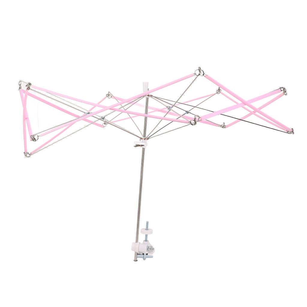 Yarn Swift Multi Functional 360 Degree Rotation Umbrella Swift Yarn Winder for Knitting