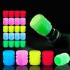 12Pcs Glowing Tire Valve Caps Set Fluorescent Air Caps Cover Enhanced Visibility Illuminated Valve Stem Caps for Cars Trucks SUV
