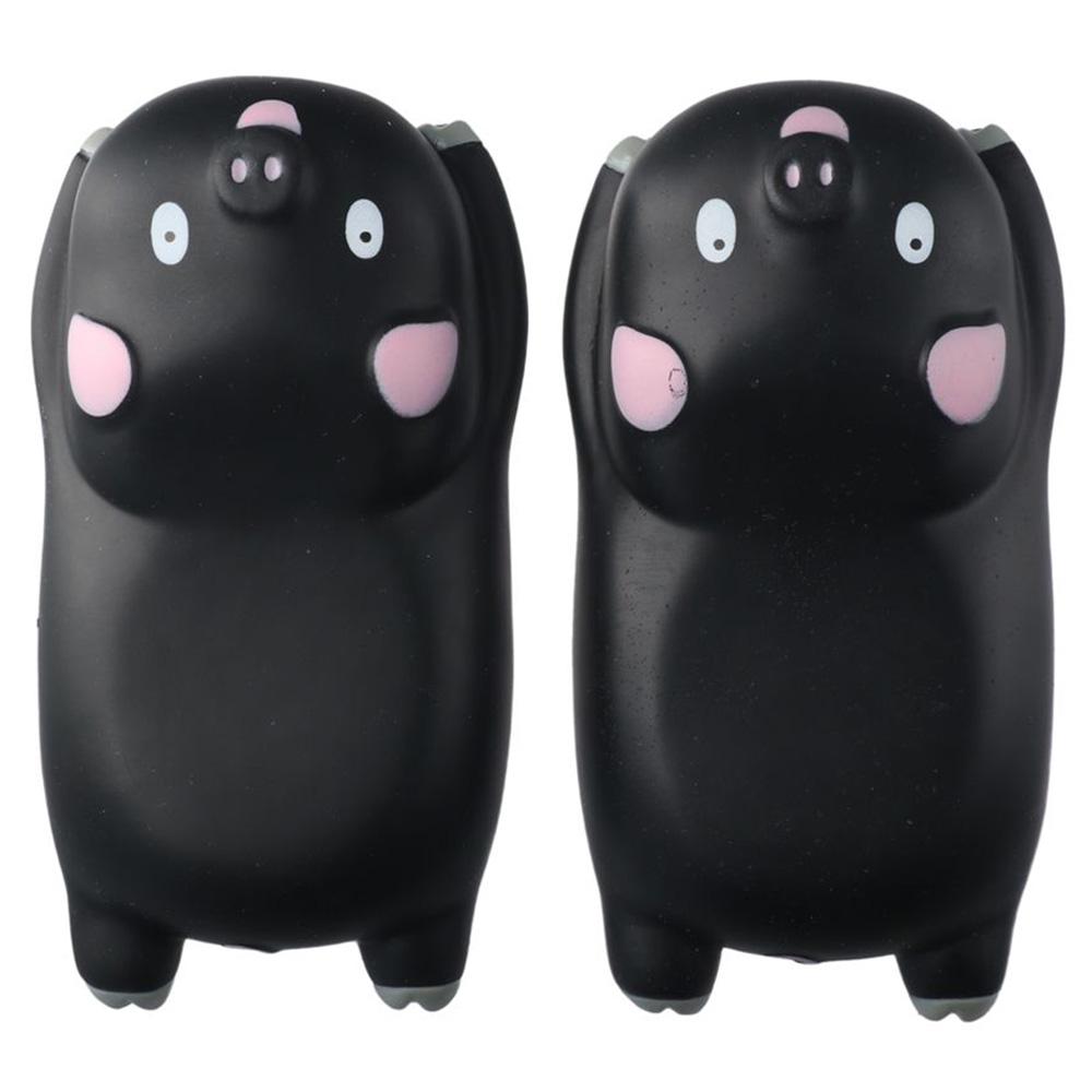 

2 шт., черный маленький коврик для мыши с подставкой для запястий, хлопковый коврик для мыши с эффектом памяти, черный коврик для мыши со свиньей, офисный коврик