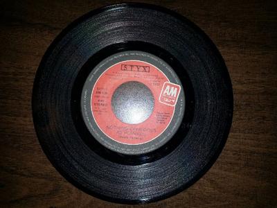 7inch Record STYX  Nothing Ever Goes As Planned AM539 AM Records 1981 Canada Rock Used