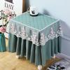Thickened Bedside Table Cover Cloth Non Slip Dustproof Bedroom Nightstand Cover European Dust Cover Fabric Lace Set Cover