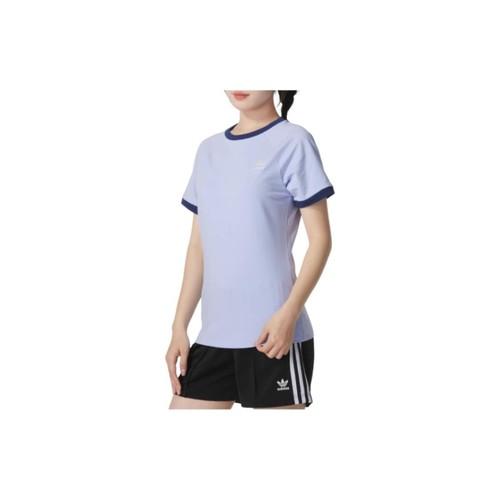 adidas Originals Sports Crew Neck Short Sleeve T-Shirt Women’s Light Purple