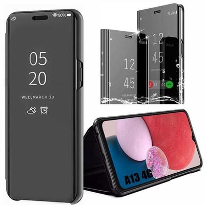 BOOLING Hard Protective Case for Samsung Galaxy A13 - Shockproof Mirror Effect - Black