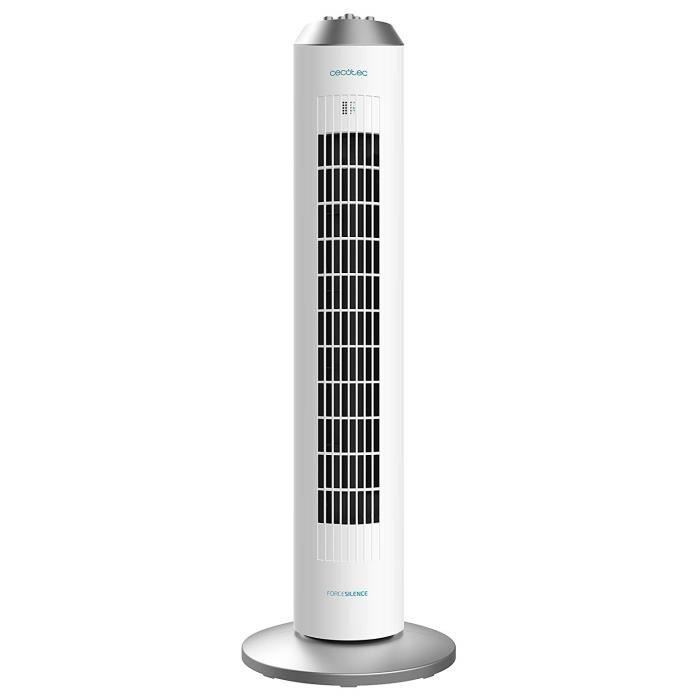 Ventilateur Colonne - Cecotec - EnergySilence 8090 Skyline - Oscillant - 3 Vitesses - Minuterie 8h