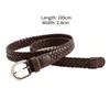 Commuter Belt Women's Non-punching Woven Women's Belt Decorative Dress Jeans Belt