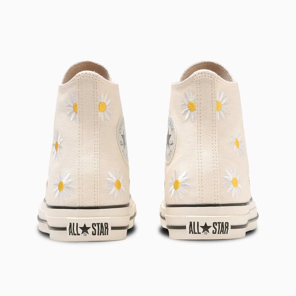 Converse All Star Daisy Flower HI Size cm (R) Sneakers, Off-White, 24.0
