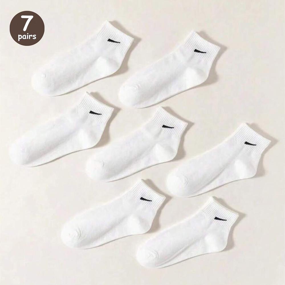 7/10/12 Paar Damen Herren Sportstyle Knöchelsocken Trendig Bequem Geruchshemmend Schweißabsorbierend Atmungsaktiv Liebhaber Freizeit Socke