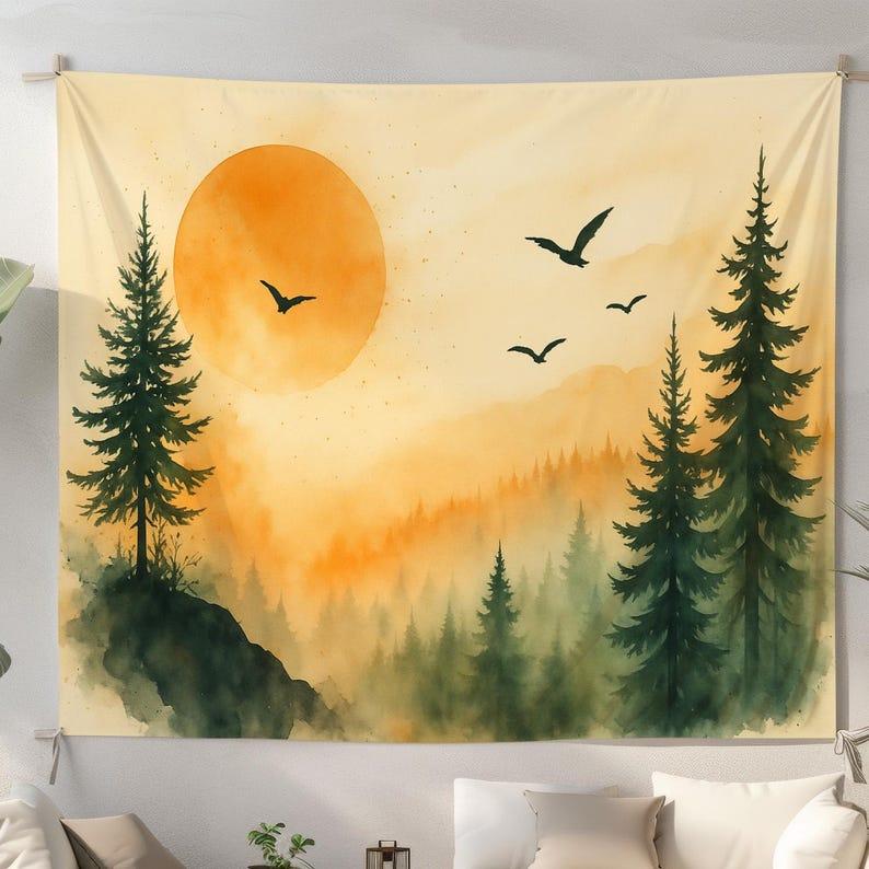 forest tapestry 75x100