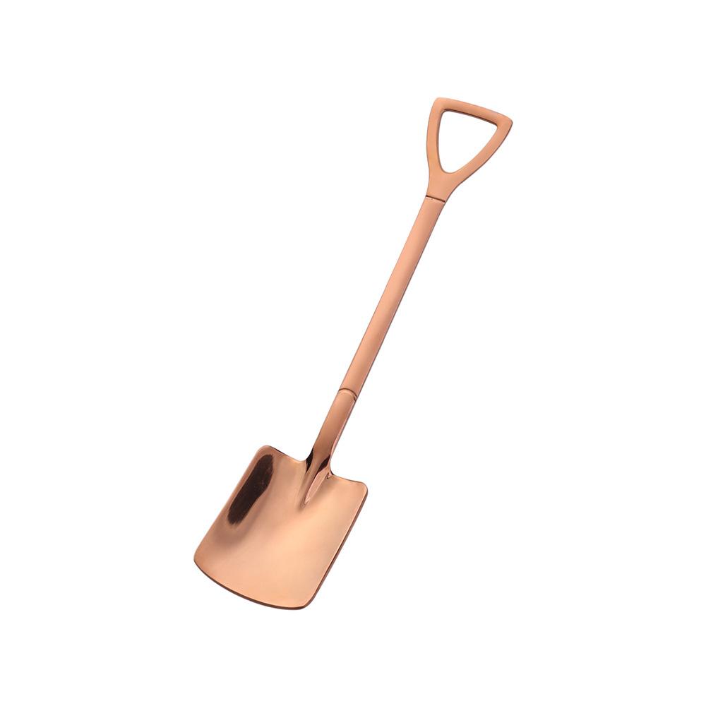 3/5/10Pcs Stainless Steel Spoon Creative Tableware Scoop Coffee Shovel for Kitchen Ice Cream Dessert Tea Spoons Birthday Gift