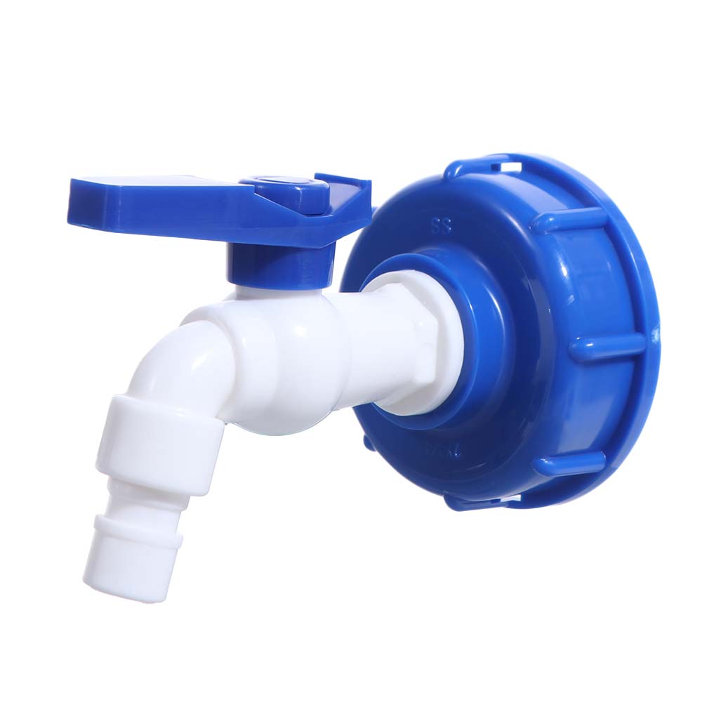 S60x6 Gwint Zgrubny Adapter Kranu Zaworu do Zbiornika IBC Wytrzymały Szybkozłączka Adapter Złącza Wodnego 1/2'' 3/4''