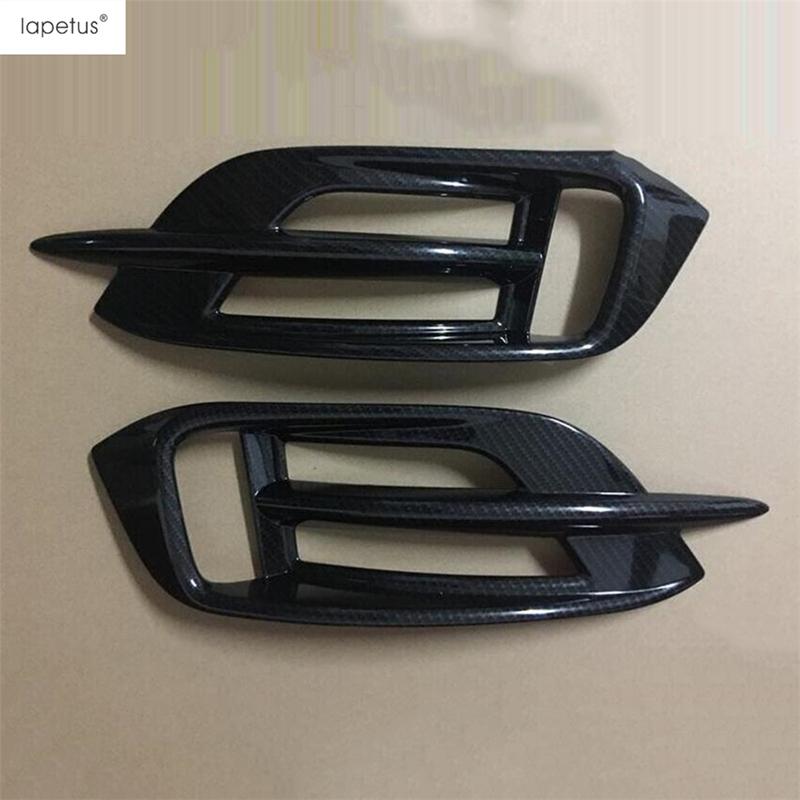 Chrome Front Rear Fog Lamp Light Ring Eyebrow Eyelid Molding Cover Trim For Honda Civic 2016 2017 Car Accessories Exterior Kit