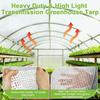 Clear Plastic Tarps Heavy Duty Waterproof 4x8 FT,Green House Plastic Covering Sheeting,UV Resistant Greenhouse Cover Clear Tarp with Grommets