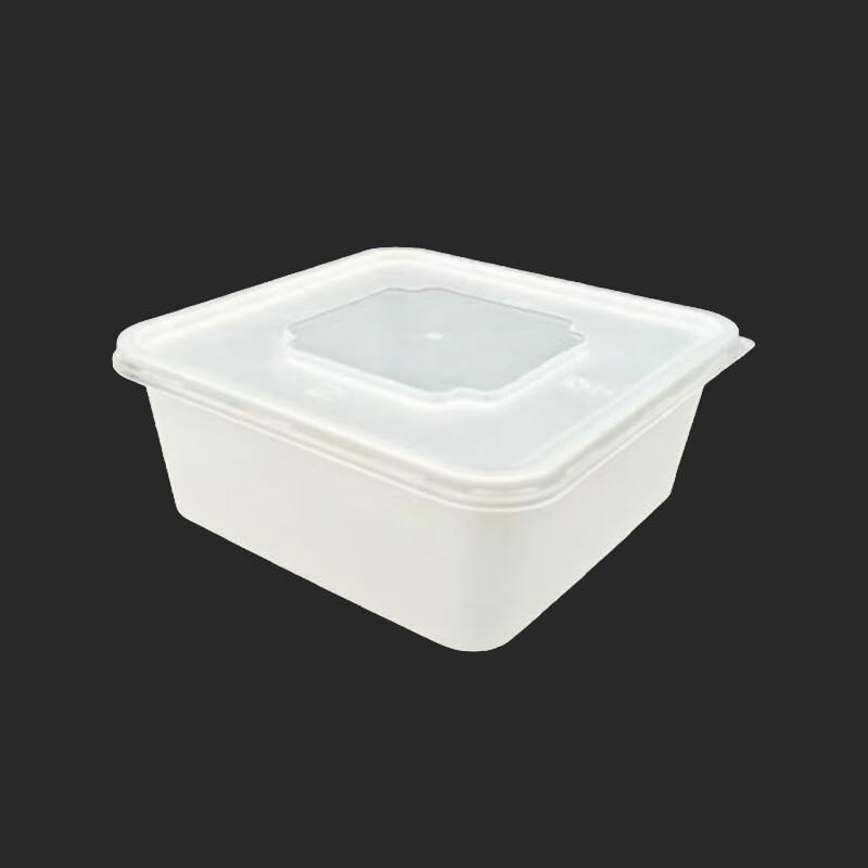 Disposable Square Meal Box with Lid