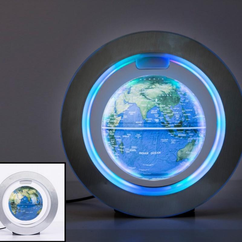 4-inch Luminous Magnetic Levitation Rotating Globe with Constellation Design – Creative Home Decoration Gift
