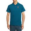 Court Heritage Marina Black Men's Standard Fit Short Sleeve Polo Shirt FQ2102-415