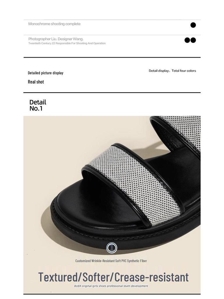 Women's Super Comfortable One-Strap Roman Beach Sandals - 2024 Summer Fashion