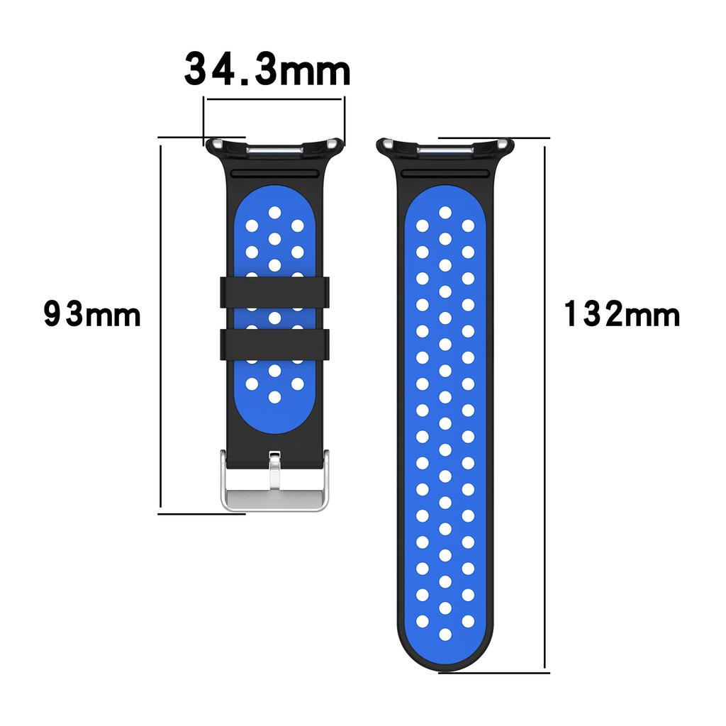 Watchstrap for Samsung Galaxy Watch Ultra Strap Soft Lightweight Two Tone Men Women Bracelet for Galaxy Watch Ultra Watchstrap