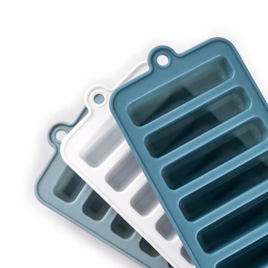 Silikonová forma na čokoládu, tácek na led, objem 20 ml, snadné uvolnění s otvorem pro zavěšení, domácí pastelka