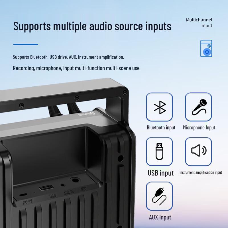 Philips SD50X Portable Outdoor Bluetooth Speaker & Amplifier