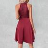 Fashion Sequin Stitching A-line Summer Dress Women Party Tank Short Princess Dress 2023 Sleeveless Y2k Pleated Clothes 25482