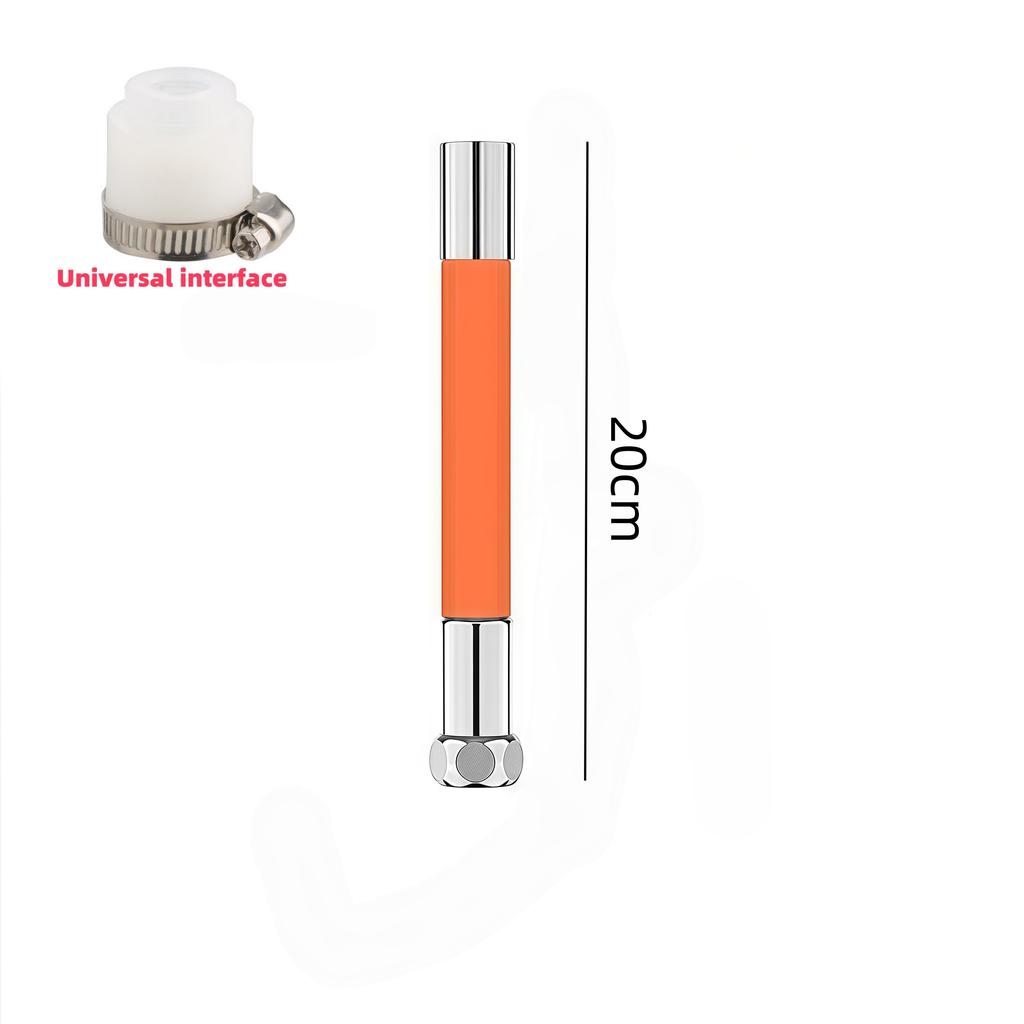 Kitchen Faucet Extension Extender Universal 360° Rotating Silicone Flexible Hose Water Tap Pipe for Bathroom Balcony Wash Basin