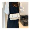 IELGY Ladies Diagonal Bag Retro Small Square Bag Solid Color