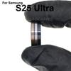 Aocarmo For Samsung Galaxy S25 Ultra SM-S938U/F/0/B S25U Rear Back Camera Lens Ring Metal Frame With Adhesive
