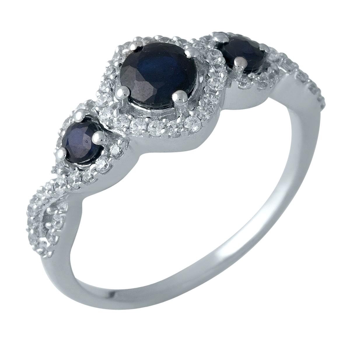 

Срібна каблучка з натуральним сапфіром 1.461ct (1987636) 2.91 гр. 925 проби 17.5 сапфіровий