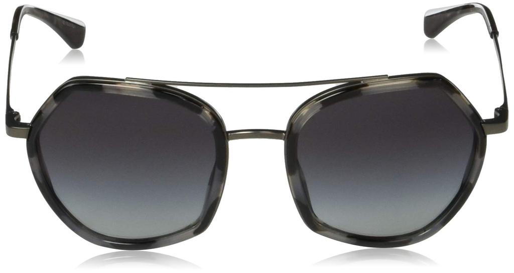 Emporio Armani Matte Havana Size 0EA2098 Women's Gunmetal/Grey Sunglasses, 53,