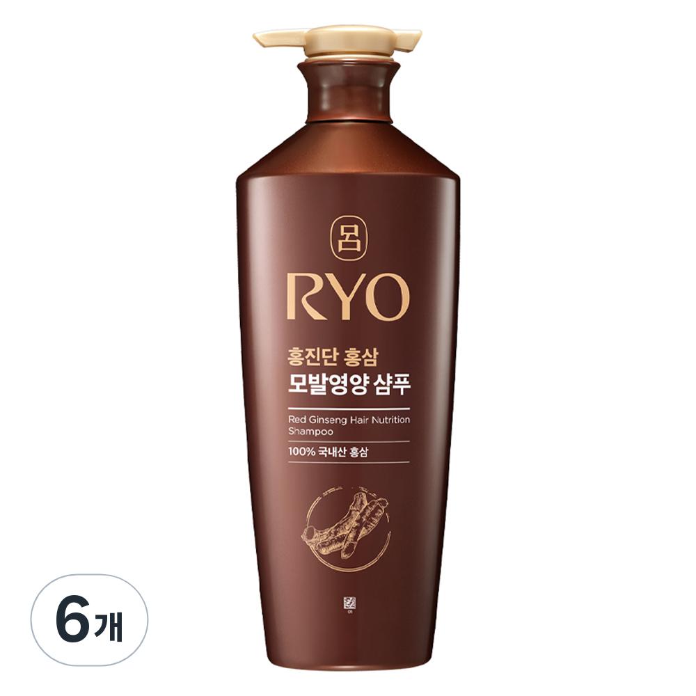 

Ryo Hongjindan Red Ginseng Nutrition Shampoo, 820 мл, 6 шт.