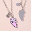 2 Pezzi Metà Cuore di Avocado Collana Migliore Amico Regalo Bestie Set Collane Amicizia Avocado Cuore Catena Clavicola Regolabile