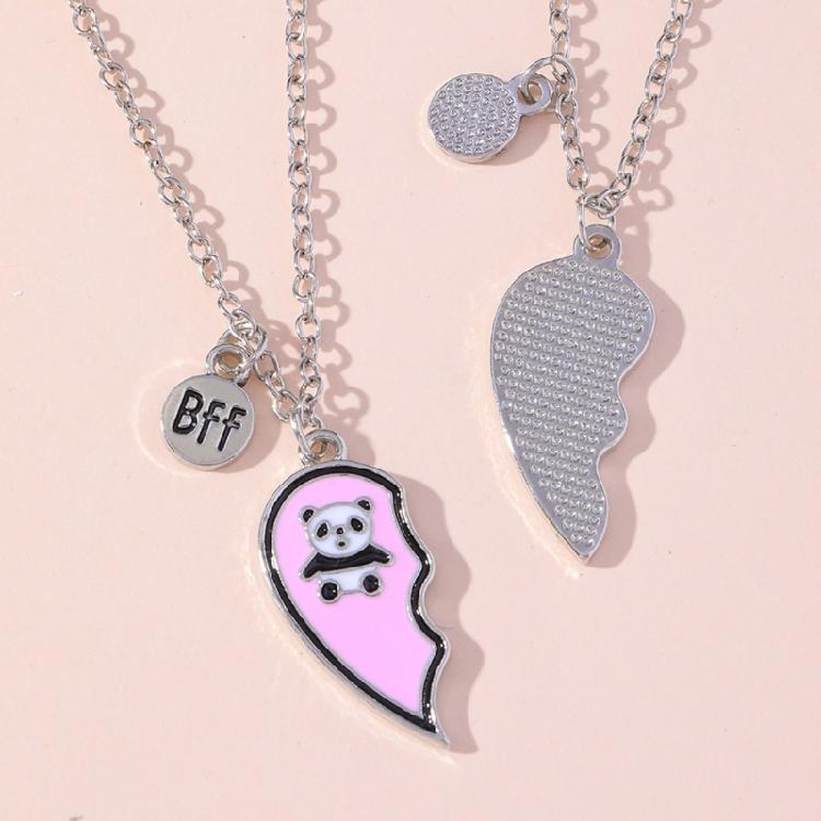 2 Pezzi Metà Cuore di Avocado Collana Migliore Amico Regalo Bestie Set Collane Amicizia Avocado Cuore Catena Clavicola Regolabile
