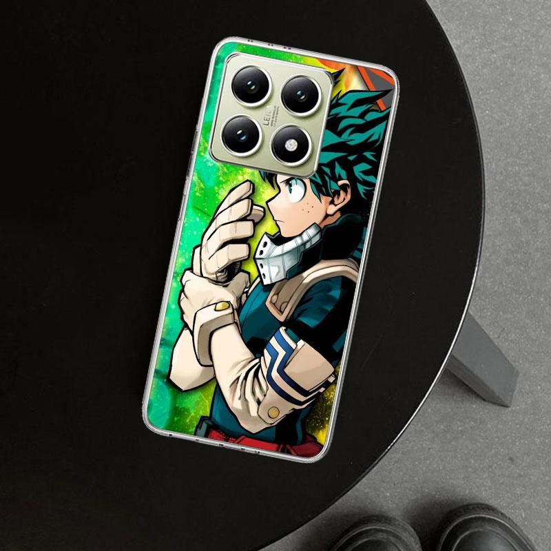 Midoriya Izuku Deku MHA My Hero Phone Case Cover for Xiaomi Redmi Note 15 14 13 12 11 Pro Plus 14S 12S 11S 11T 11E 10S 10 Custom