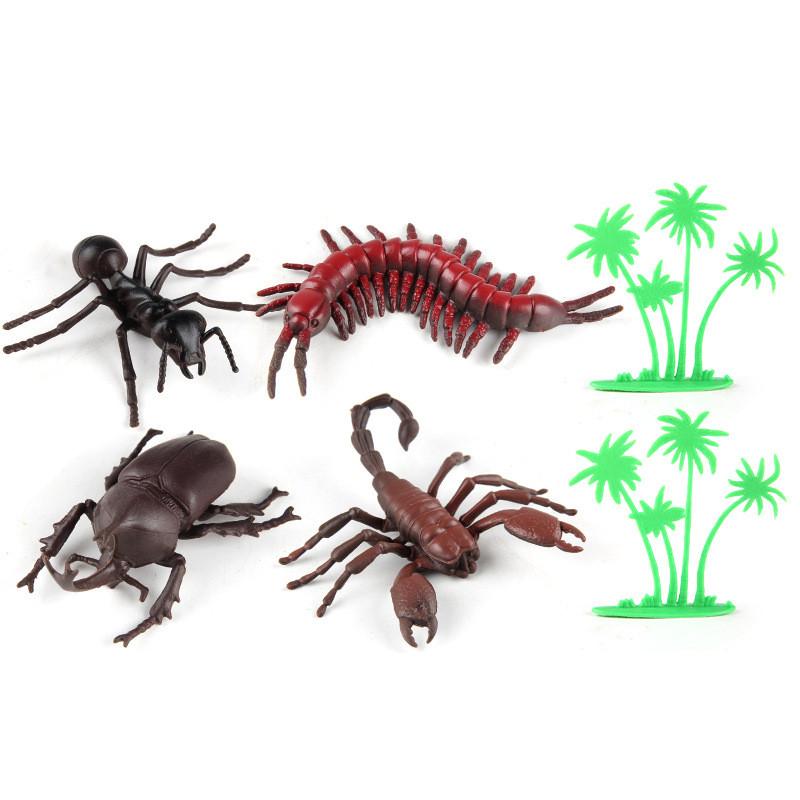 Detailed Static Insect Model Set Of Eight Including Scorpions Ants And Centipedes